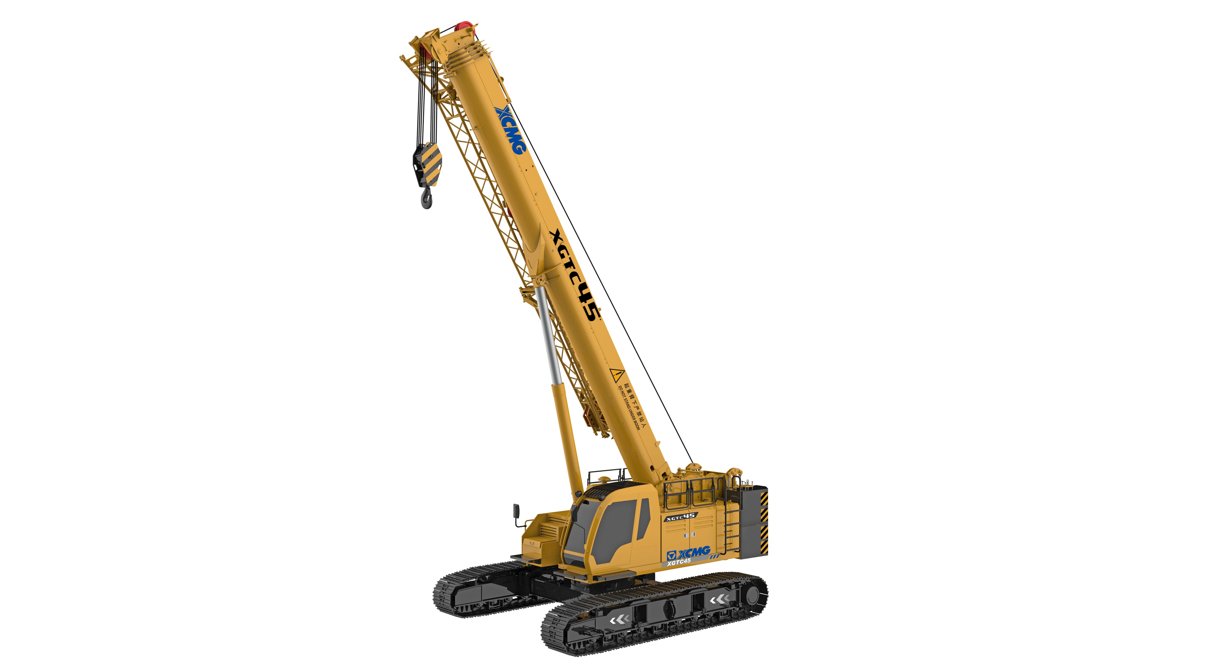 XCMG QUY280 Crawler Crane rental equipment image, supplied by New Ocean Machinery (XCMG authorised dealer in Hong Kong)