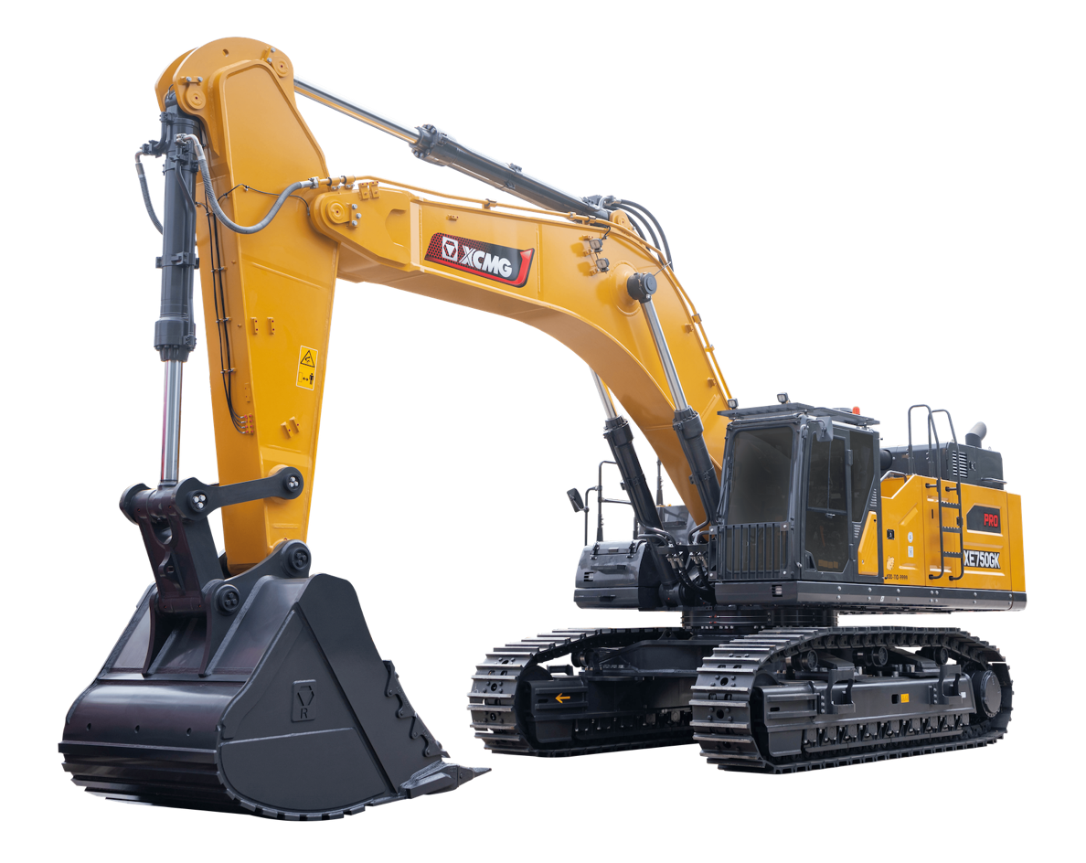 XCMG XE490 Excavator rental equipment image, supplied by New Ocean Machinery (XCMG authorised dealer in Hong Kong)