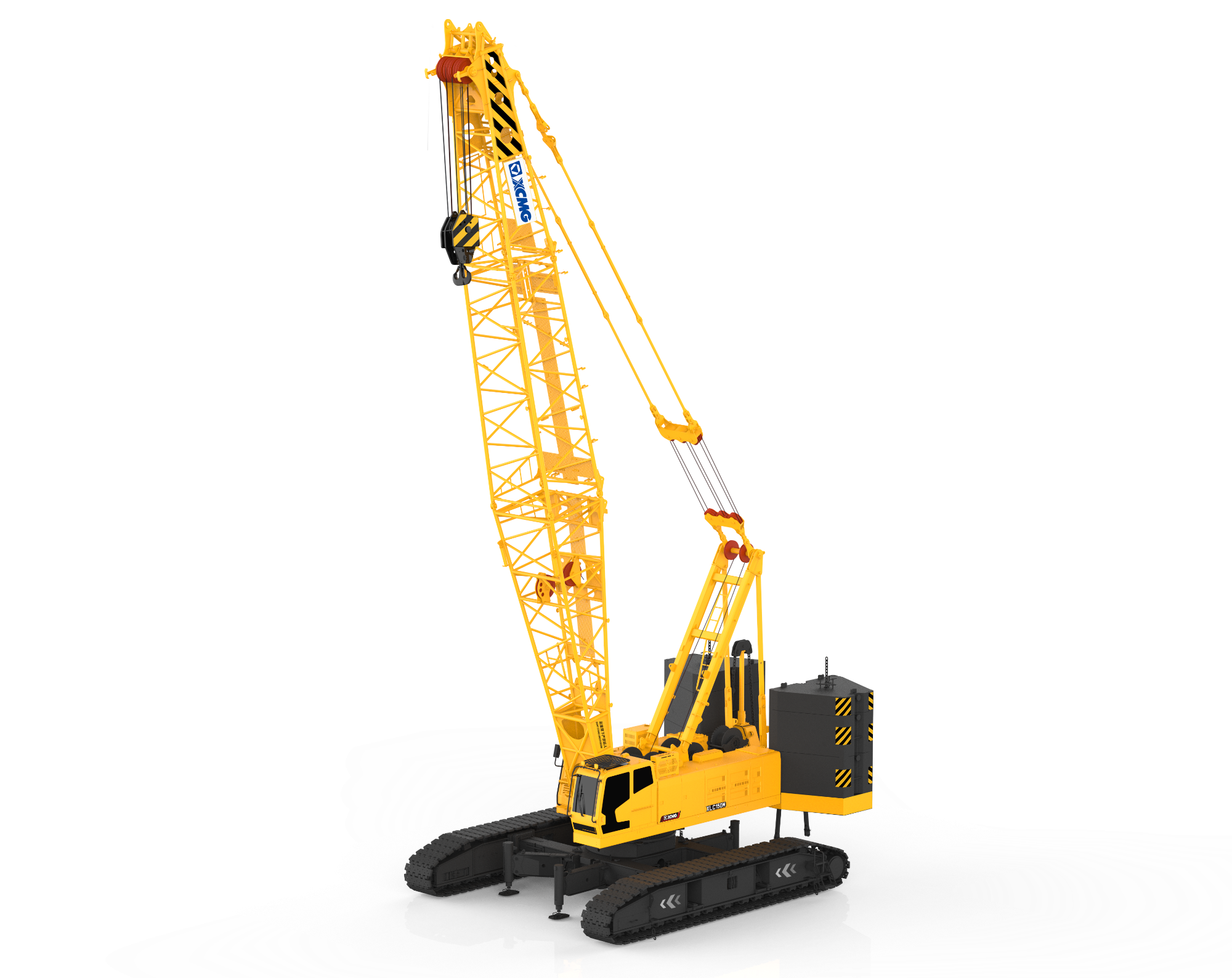 XCMG XGC11000 Crawler Crane rental equipment image, supplied by New Ocean Machinery (XCMG authorised dealer in Hong Kong)